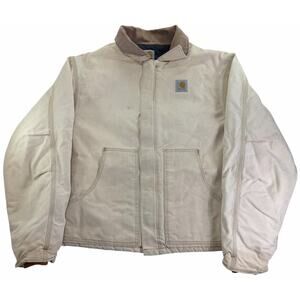Vintage Carhartt J02BRN Arctic Quilt Lined Duck Work Jacket Men’s Size 54 3XL